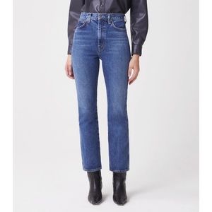 BNWT AGOLDE PINCH WAIST HIGH RISE KICK